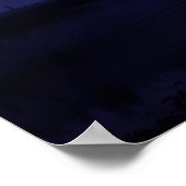 Poster Nuage de Foudre - Conception d'Art de la Nature (Coin)