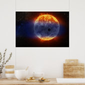 Poster Nuage De Gaz Hydrogène Au Large De L'Exoplanète Gj (Cuisine)