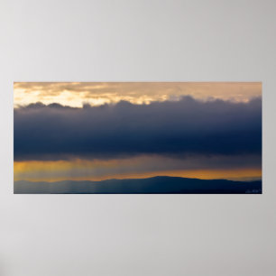 Poster Nuage de plate-forme orageux Hot Springs National