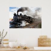 Poster Nuage de train de fumée (Cuisine)
