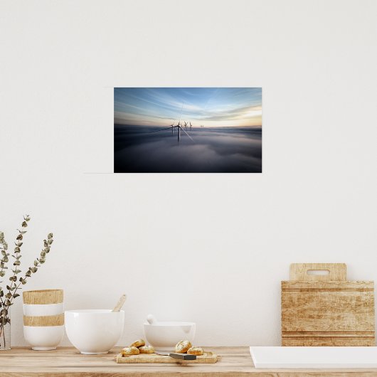 Poster Nuage de vent céleste (Cuisine)