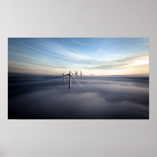 Poster Nuage de vent céleste (Devant)