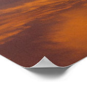 Poster Nuage lenticulaire au coucher du soleil (Coin)
