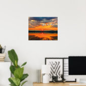 Poster Nuage radieux du matin Prière (Bureau à domicile)