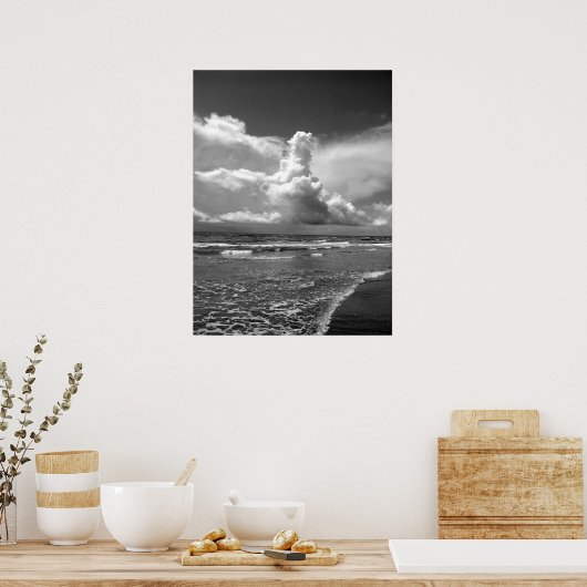 Poster Nuage sur Palm Beach (Cuisine)