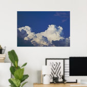 Poster nuages (Bureau à domicile)