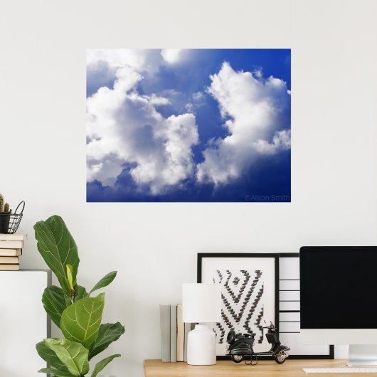 Poster Nuages (Bureau à domicile)