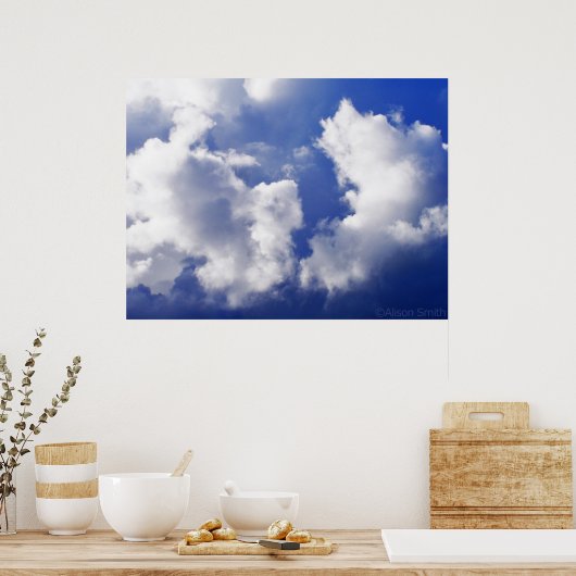 Poster Nuages (Cuisine)