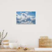 Poster nuages-388922 BEAU SKI NATURE BLEUE BLANC CLOU (Cuisine)