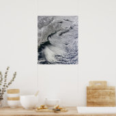 Poster Nuages à travers les cieux de l'Atlantique Nord (Cuisine)