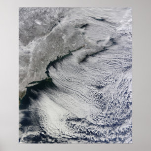 Poster Nuages à travers les cieux de l'Atlantique Nord