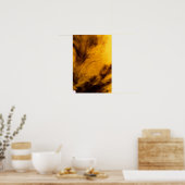 Poster Nuages ageux - Or (Cuisine)