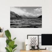 Poster Nuages au-dessus du lac (Bureau à domicile)