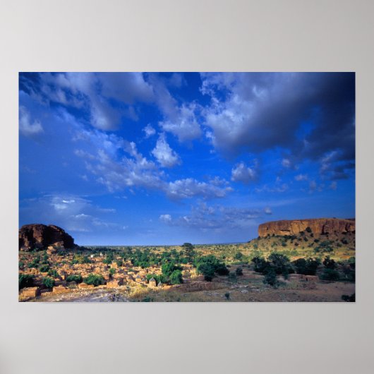 Poster Nuages balayant le ciel au-dessus de (Devant)