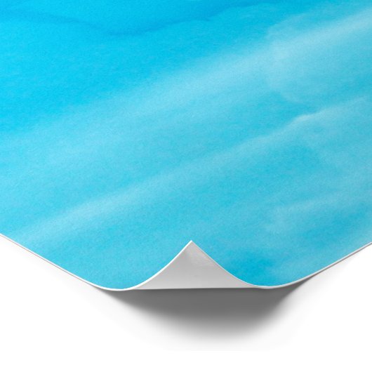 Poster nuages blancs et ciel bleu vif arrière - plan, pan (Coin)