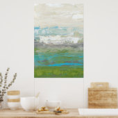 Poster Nuages Blancs Surplombant Un Beau Paysage (Cuisine)