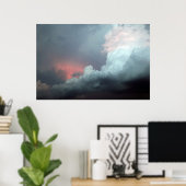 Poster Nuages colorés (Bureau à domicile)