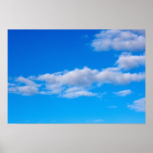 Poster nuages cumulus sur l'Antarctique occidental (Devant)