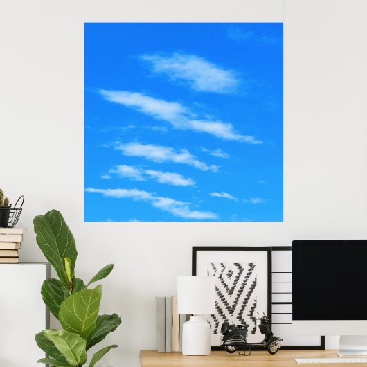 Poster Nuages Dans Le Ciel D'Ottawa. Commandez dès mainte (Bureau à domicile)