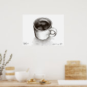 Poster Nuages (dans Mon café) (Cuisine)