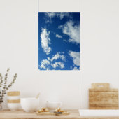 Poster nuages de bonbons en coton (Cuisine)