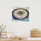 Poster Nuages de boussole (Cuisine)