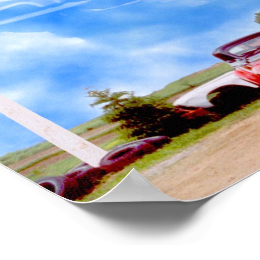 Poster Nuages de corvette (Coin)