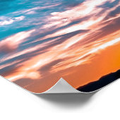 Poster Nuages de coucher de soleil (Coin)