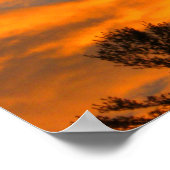 Poster Nuages de coucher de soleil (Coin)