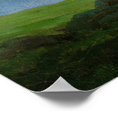 Poster Nuages de dérive par Caspar David Friedrich (Coin)