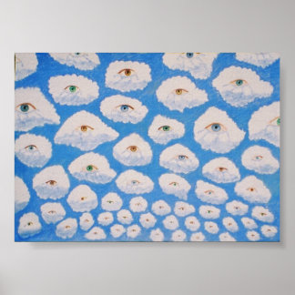 Poster nuages de douleur