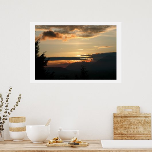 Poster Nuages de feu (Cuisine)