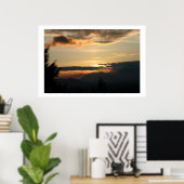 Poster Nuages de feu (Bureau à domicile)