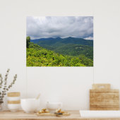 Poster Nuages de la promenade Blue Ridge (Cuisine)