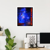 Poster Nuages de Magellan (Bureau à domicile)