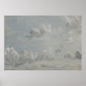 Poster Nuages de moody, grande huile vintage (Devant)