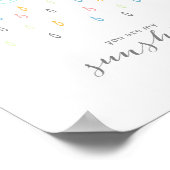 Poster Nuages de pluie (Coin)