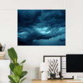 Poster Nuages de tempête (Bureau à domicile)