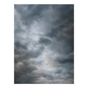 Poster Nuages de tempête en panne