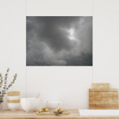 Poster Nuages de tempête Imprimer (Cuisine)