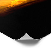 Poster Nuages de tempête se déplaçant au-dessus de l'affi (Coin)