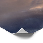 Poster Nuages dorés au coucher du soleil (Coin)