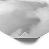 Poster Nuages dramatiques (B&W) (Coin)