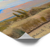 Poster Nuages d'un après-midi d'été par Maynard Dixon (Coin)