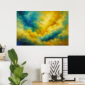 Poster Nuages et couleurs vifs (Bureau à domicile)