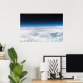 Poster Nuages et lune faible (Bureau à domicile)