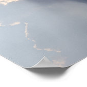Poster Nuages et rayons du soleil (Coin)