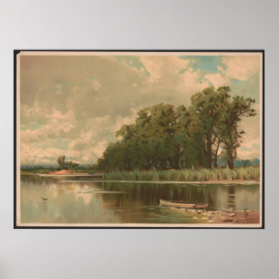 Poster Nuages et soleil