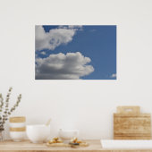 Poster Nuages fluides (Cuisine)