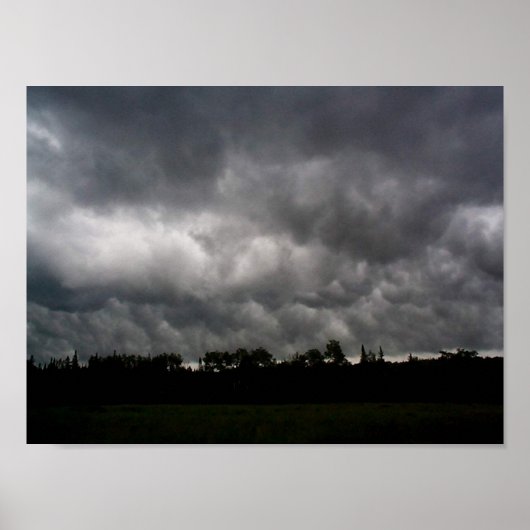 Poster Nuages foncés (3) (Devant)